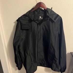 Men's Black Raincoat by ANORAK